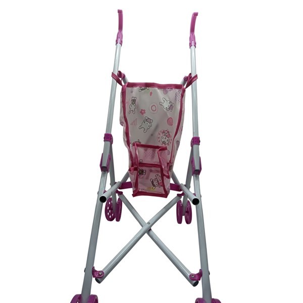 Imagen de Coche para muñeca, de metal, paragüitas, en bolsa, 2 colores