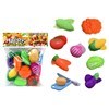 Imagen de Frutas y verduras con velcro, con accesorios, en bolsa