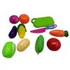 Imagen de Frutas y verduras con velcro, con accesorios, en bolsa