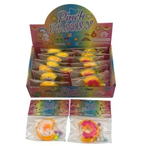 Imagen de Juguete antiestrés con gel, dona, CAJA x16