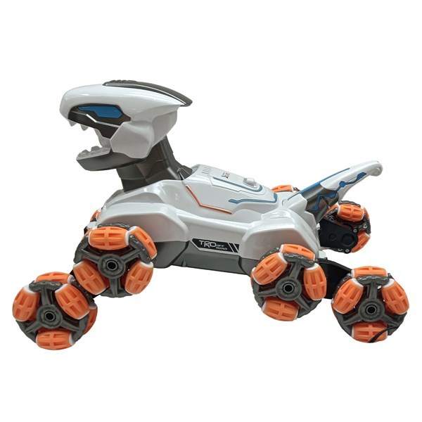 Imagen de Robot dinosaurio con control remoto, con luz, sonido, movimiento, lanza vapor, USB 2+2AA, en caja, varios modelos