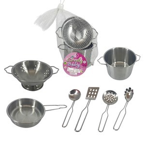 Imagen de Set de cocina, 7 piezas de metal, en red
