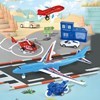 Imagen de Avión con vehículos y accesorios, 15 piezas, en caja