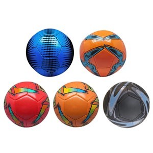 Imagen de Pelota de fútbol, N°5 cosida, CAJA x30 surtidas