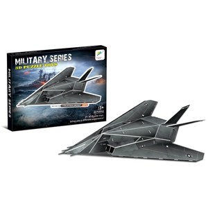 Imagen de Puzzle 3D, 42 piezas de cartón, avión, en caja