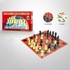 Imagen de Juego de mesa, ajedrez, ludo y damas, 3 en 1, en caja