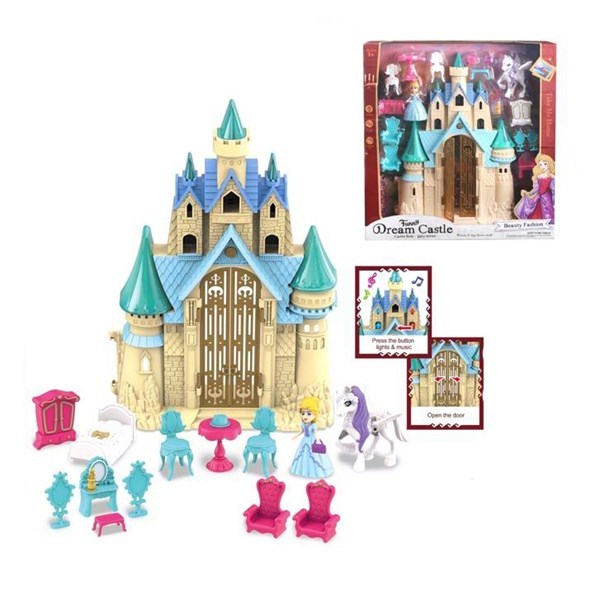 Imagen de Castillo con muebles, muñeca y accesorios, con luz y sonido, en caja