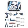 Imagen de Herramientas, taladro con luz, sonido y movimiento, con accesorios, 2AA en caja