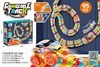 Imagen de Pista flexible flúo con ventosas para fijar a vidrios, auto con luz, 95 piezas, 3AAA en caja
