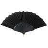 Imagen de Abanico de plástico y tela, PACK x12, varios colores