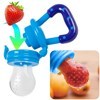 Imagen de Chupete con mordillo para fruta, con tapa y sonajero, en blister varios colores