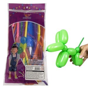Imagen de Globo largo con inflador, bolsa x100