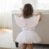 Imagen de Disfraz alas de angelito y pollera, color blanco, en bolsa