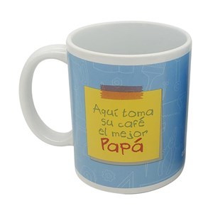 Imagen de Taza de loza 300ml, Papá nota