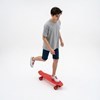 Imagen de Skate de plástico penny ROJO, ruedas de PVC anchas, trucks de metal