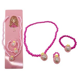 Imagen de Set de belleza collar, pulsera y anillo, PACK x12 varios colores