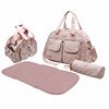 Imagen de Bolso maternal de PVC, bolso chico, cambiador y portamamadera, 2 colores