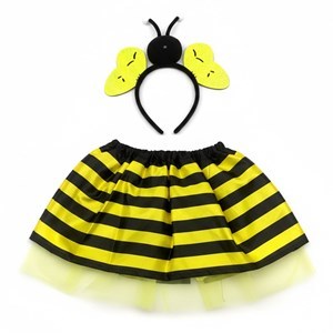 Imagen de Disfraz pollera, con tiara abeja