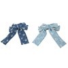 Imagen de Broche para pelo, moña de jean, varios colores, PACK x12