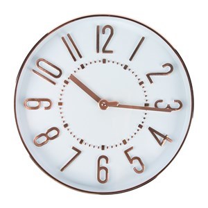 Imagen de Reloj de pared, 25cm de diámetro, en caja