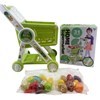 Imagen de Carrito de supermercado con accesorios, altura regulable, en caja, 2 colores