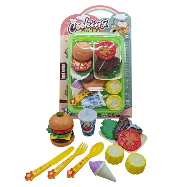 Imagen de Set de cocina, 17 piezas comida rápida, en blister