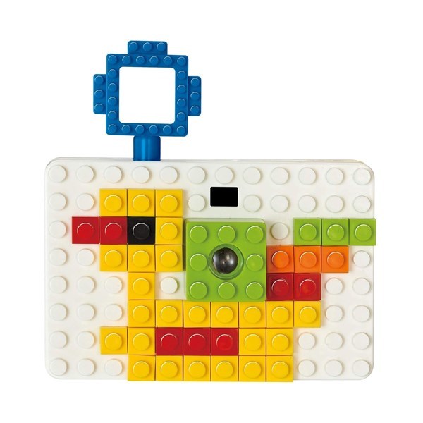 Imagen de Bloques de plástico, 86 piezas, mini, para personalizar cámara de fotos con proyector, en blister