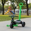 Imagen de Triciclo de plástico con barra VERDE, XALINGO
