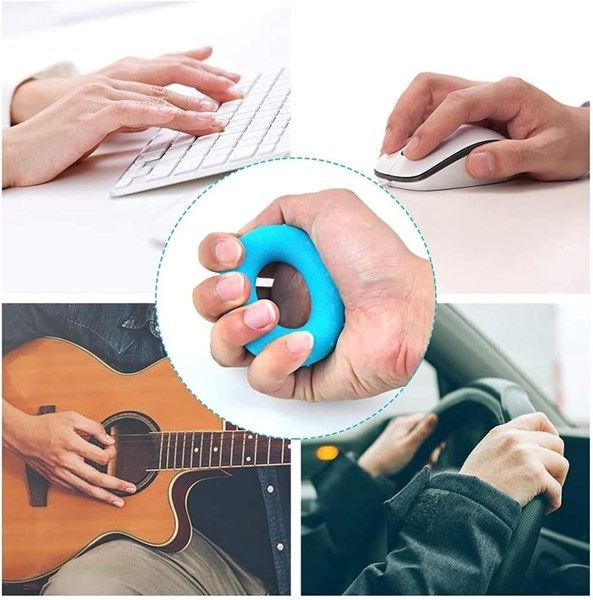 Imagen de Ejercitador de mano antebrazo, aro 7cm en bolsa