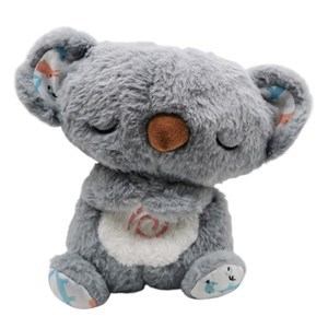 Imagen de Dormidera peluche koala, con luz y sonido, 3AA, en bolsa, varios colores