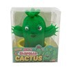 Imagen de Juguete antiestrés de goma, cactus, caja de PVC, CAJAx12, varios diseños