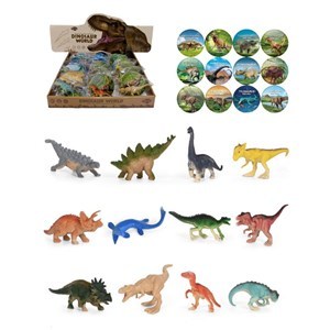 Imagen de Dinosaurio de goma, mini, CAJA x36, varios modelos