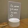 Imagen de Pizarra lámpara led, con marcador, recarga USB, en caja