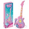 Imagen de Guitarra de plástico con luz y sonido, con micrófono, conexión jack para celular, 3AA, en caja