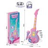 Imagen de Guitarra de plástico con luz y sonido, con micrófono, conexión jack para celular, 3AA, en caja
