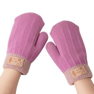 Imagen de Guantes infantiles mitones, tejidos, varios colores, en bolsa