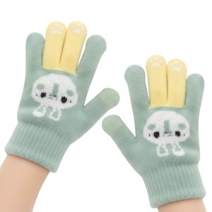 Imagen de Guantes infantiles, tejidos, varios colores