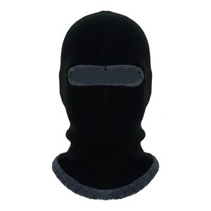 Imagen de Gorro de adulto, pasamontañas, tejido, forrado negro, en bolsa