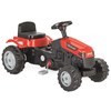 Imagen de Bugui tractor a pedal, de plástico, en caja, ROJO