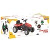 Imagen de Bugui tractor a pedal, de plástico, en caja, ROJO