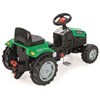 Imagen de Bugui tractor a pedal, de plástico, en caja, VERDE
