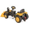 Imagen de Tractor con pala excavadora a pedal, de plástico, en caja, AMARILLO