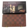 Imagen de Juego de mesa, ajedrez, tablero de madera forrado en PU, en caja