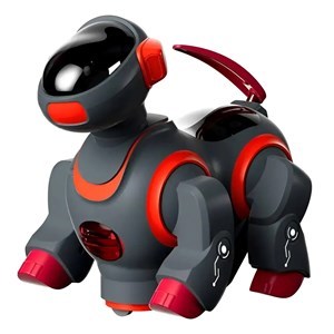 Imagen de Robot perro con sonido y movimiento, camina y baila, 3AA, en caja, 2 colores