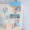 Imagen de Didáctico panel multisensorial, con volante de madera, en caja