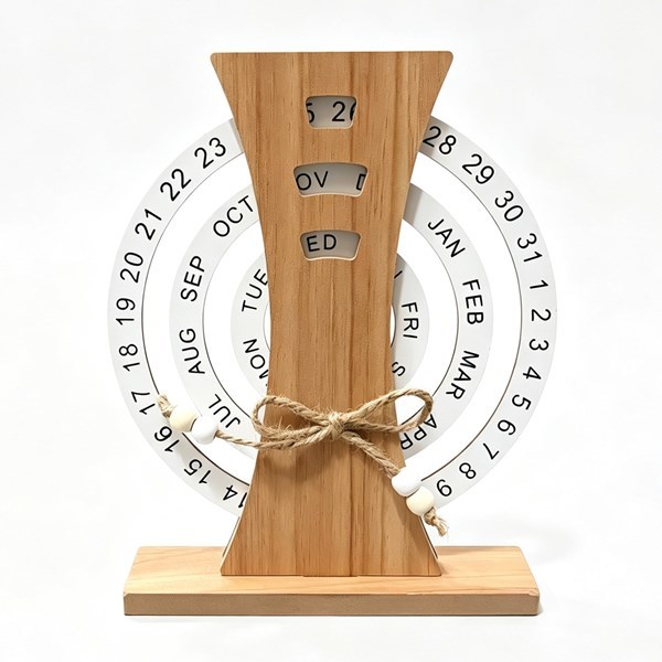 Imagen de Calendario perpetuo de madera