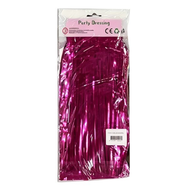 Imagen de Cortina decorativa metalizada, flecos, en bolsa, varios colores