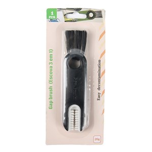 Imagen de Cepillo multiuso 3en1, ideal para limpiar tapa de botellas deportivas, en blister