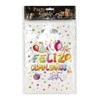 Imagen de Bolsa de regalo o sorpresitas x10 feliz cumple, en bolsa, varios colores
