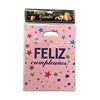Imagen de Bolsa de regalo o sorpresitas x10 feliz cumple, en bolsa, varios colores